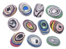 [Video][One of a kind] Rainbow Calsilica Cabochon 11pcs Set NO.8