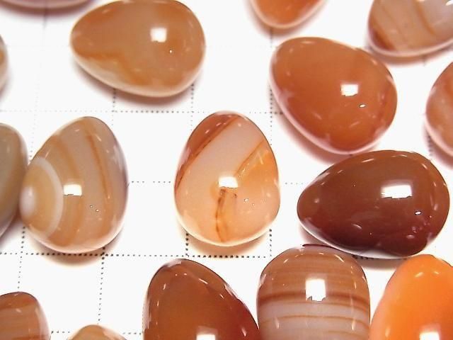 [Video] Mixed Carnelian Eggs (18x13mm, 2pcs)