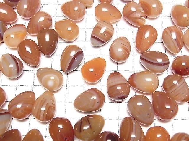 [Video] Mixed Carnelian Undrilled Drop 18x13mm 2pcs