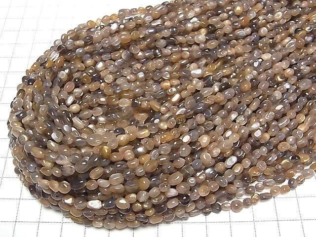 [Video] Multicolor Moonstone AA Small Size Nugget 1strand beads (approx. 14 inches/35 cm)