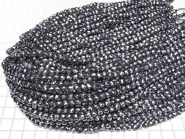 [Video] High Quality! Terahertz Cube Shape 4.5x4.5x4.5mm 1strand beads (aprx.15inch/36cm)
