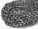 [Video] High Quality! Terahertz Faceted Rice 10x8x8mm 1strand beads (aprx.14inch/34cm)