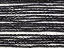 [Video] High Quality! Black Tourmaline AAA- Faceted Button Rondelle 2x2x1mm 1strand beads (approx. 15 inches/37 cm)