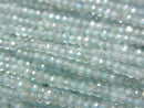 [Video]High Quality! Apatite AA+ Faceted Button Rondelle 2x2x1mm 1strand beads (aprx.15inch/38cm)