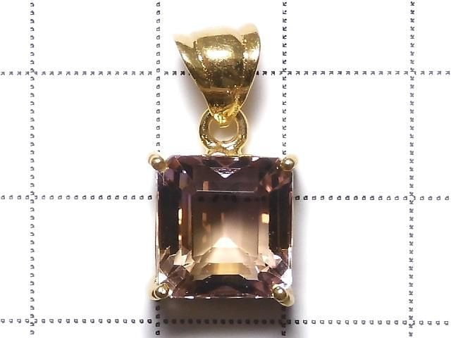 [Video][One of a kind] High Quality Ametrine AAA Faceted Pendant 18KGP NO.117