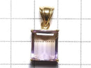 [Video][One of a kind] High Quality Ametrine AAA Faceted Pendant 18KGP NO.119