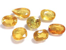 [Video][One of a Kind] High Quality Yellow Sapphire AAA Loose Faceted Stone 7pcs Set NO.31