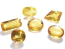 [Video][One of a Kind] High Quality Yellow Sapphire AAA Loose Faceted Stone 6pcs Set NO.32
