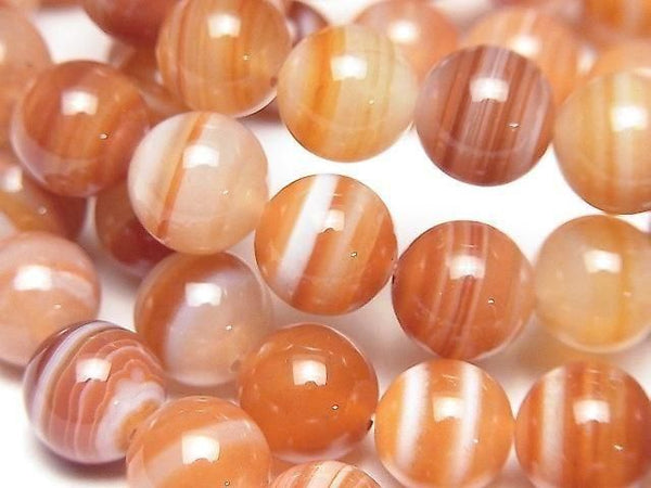 [Video] Carnelian, Sardonyx AAA- Round 10mm Bracelet