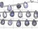 [Video] Iolite AA++ Pear Shape Faceted Briolette 1 Strand Beads (approx. 7 inches/17 cm)