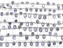 [Video] Iolite AA++ Pear Shape Faceted Briolette 1 Strand Beads (approx. 7 inches/17 cm)