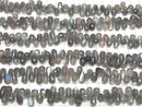 [Video]High Quality Labradorite AA++ Drop Faceted Briolette half or 1strand beads (aprx.6inch/15cm)