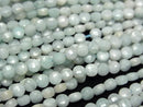 [Video]High Quality! Amazonite AA Faceted Coin 4x4mm 1strand beads (aprx.15inch/36cm)