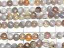 [Video]High Quality! Botswana Agate Faceted Coin 4x4mm 1strand beads (aprx.15inch/36cm)