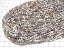 [Video]High Quality! Botswana Agate Faceted Coin 4x4mm 1strand beads (aprx.15inch/36cm)