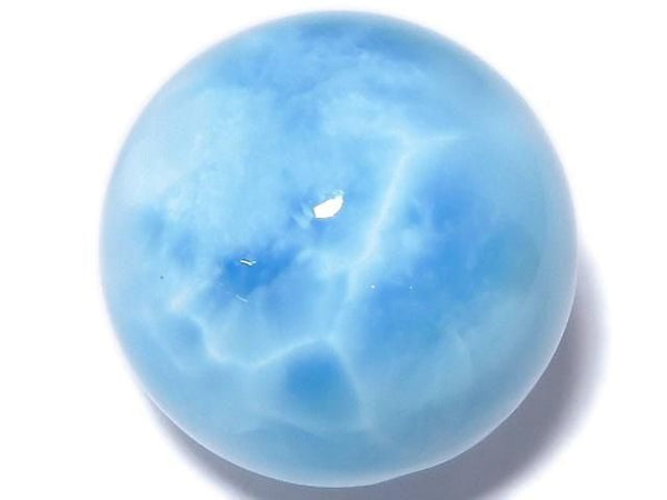 [Video][One of a kind] Larimar Pectolite AAA Sphere, Round 29mm 1pc NO.121