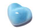 [Video][One of a Kind] High Quality Larimar Pectolite AAA Heart [Half Drilled Hole] 1pc NO.62