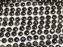 [Video] High Quality! Golden Obsidian AAA- Hexagram Faceted Coin 8x8x5mm 1strand beads (approx. 15 inches/37 cm)
