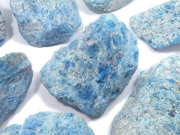 [Video][One of a Kind] Apatite Rough Rock 8pcs Set NO.1