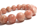 [Video][One of a kind] Rhodochrosite AA++ Round 12mm Bracelet NO.4