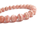 [Video][One of a kind] Rhodochrosite AAA Round 6.5mm Bracelet NO.101
