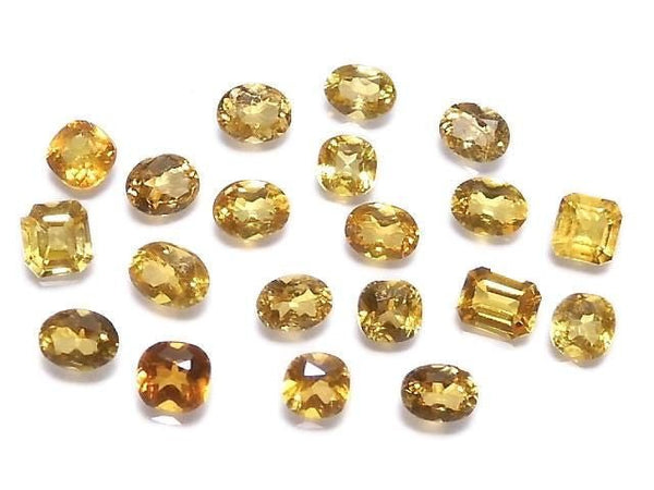 [Video][One of a Kind] High Quality Chondrodite Loose Stone Faceted 20pcs Set NO.23