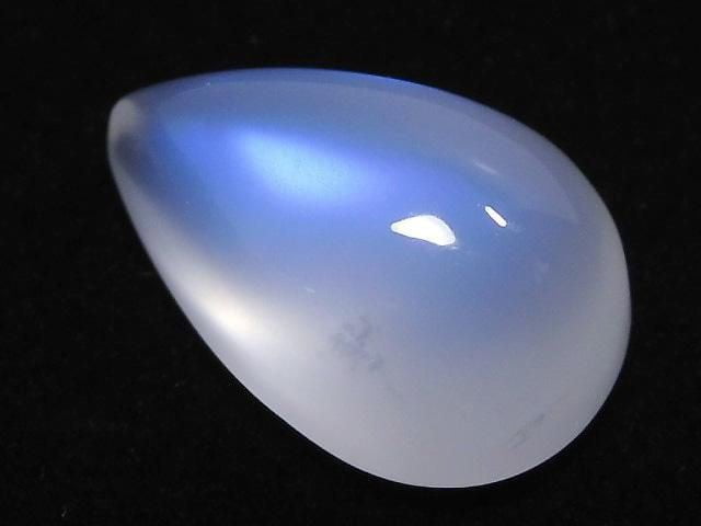 [Video][One of a Kind] High Quality Sri Lankan Royal Blue Moonstone AAA Cabochon 1pc NO.95