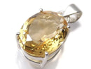 [Video][One of a kind] High Quality Brandy Citrine AAA Faceted Pendant Silver925 NO.77