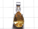 [Video][One of a kind] High Quality Brandy Citrine AAA Faceted Pendant Silver925 NO.78