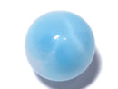 [Video][One of a kind] Larimar Pectolite AAA- Round 17.5mm 1pc NO.102