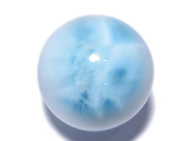 [Video][One of a kind] Larimar Pectolite AAA- Round 17.5mm 1pc NO.104