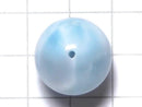 [Video][One of a kind] Larimar Pectolite AAA- Round 17.5mm 1pc NO.104