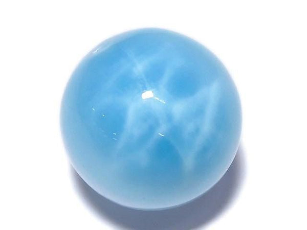 [Video][One of a kind] Larimar Pectolite AAA- Round 18mm 1pc NO.105