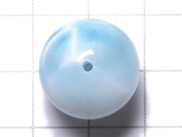 [Video][One of a kind] Larimar Pectolite AAA- Round 17mm 1pc NO.106