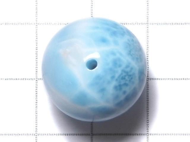 [Video][One of a kind] Larimar Pectolite AAA- Round 18mm 1pc NO.107