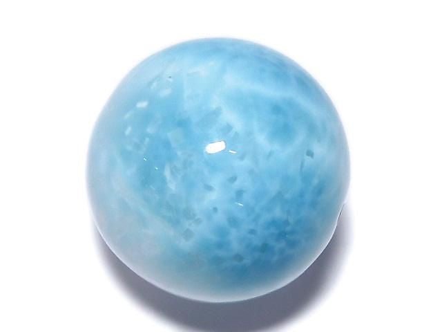 [Video][One of a kind] Larimar Pectolite AAA- Round 19mm 1pc NO.111