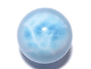 [Video][One of a kind] Larimar Pectolite AAA- Round 19mm 1pc NO.114