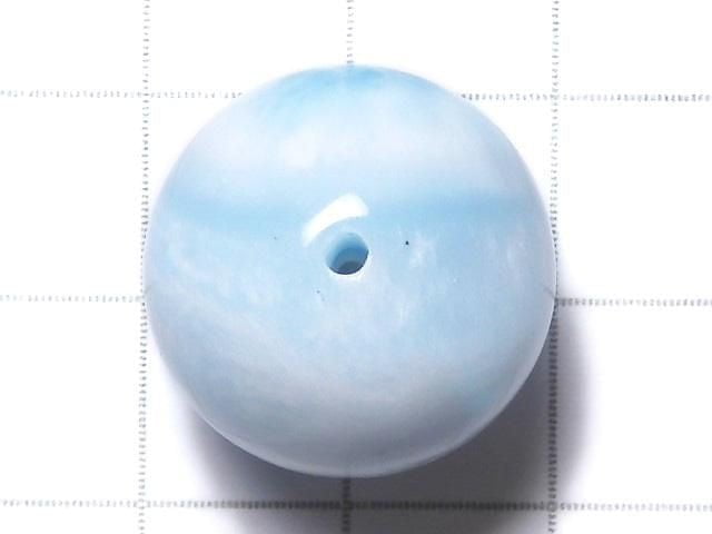 [Video][One of a kind] Larimar Pectolite AAA- Round 19mm 1pc NO.114