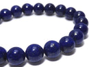 [Video][One of a kind] Lapislazuli AAA Round 8.5mm Bracelet NO.22