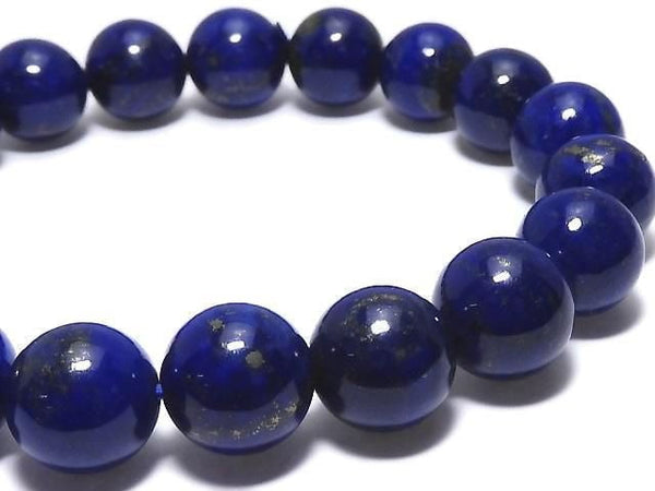 [Video][One of a kind] Lapislazuli AAA Round 10.5mm Bracelet NO.29