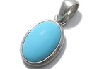 [Video][One of a kind] Kingman Turquoise AAA- Pendant Silver925 NO.81