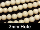 [Video] Riverstone Round 6mm [2mm Hole] 1strand beads (approx. 15 inches/36 cm)