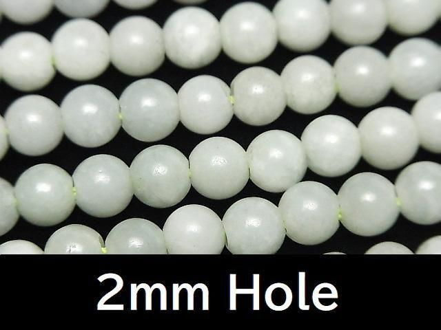 [Video] Burmese Jadeite AA+ Round 6mm [2mm Hole] Half or 1strand beads (approx. 15 inches/36 cm)