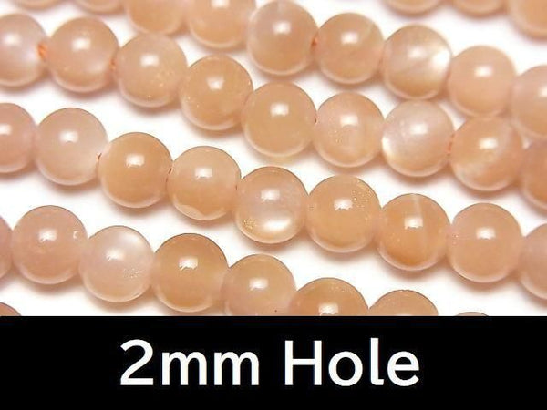 [Video] Orange Moonstone AA++ Round 6mm [2mm Hole] 1strand beads (approx. 14 inches/35 cm)