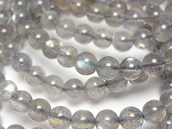 [Video] High Quality Labradorite AA++ Round 6mm Bracelet