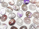[Video] Elestial Quartz AAA- Oval Cabochon 10x8mm 5pcs