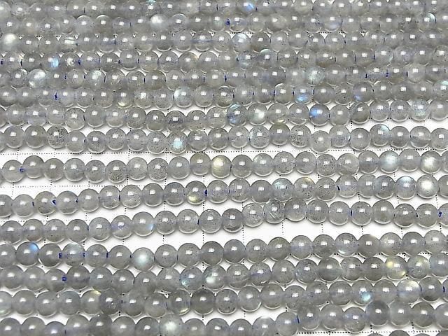 [Video] Labradorite AA+ Round 6mm [2mm Hole] 1strand beads (approx. 15 inches/36 cm)