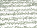 [Video] High Quality Green Amethyst AAA- Drop Faceted Briolette 1strand beads (approx. 7 inches/17 cm)