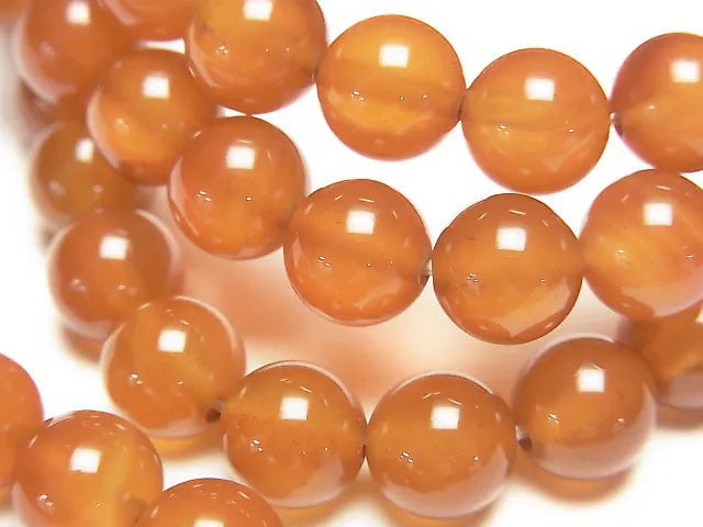 [Video] Carnelian AAA Round 8mm Bracelet