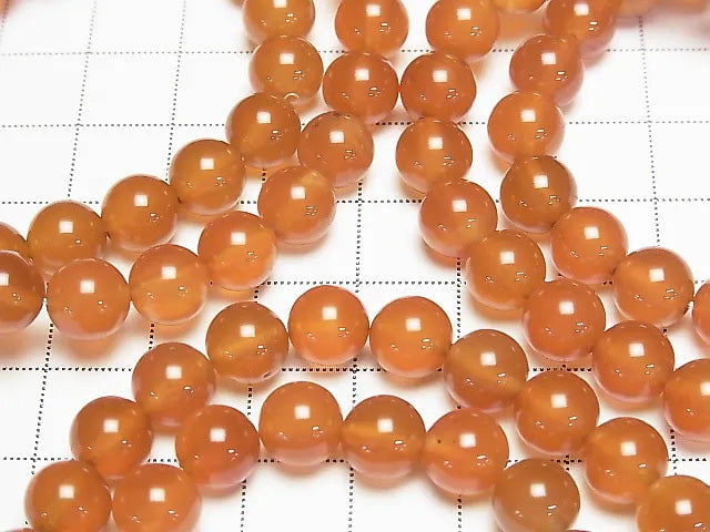 [Video] Carnelian AAA Round 8mm Bracelet